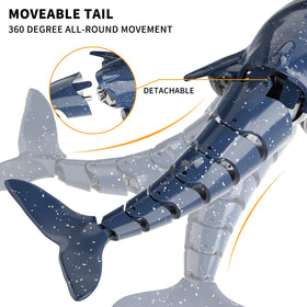 Bennol shark kit includes two batteries for longer playtime during pool sessions.