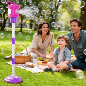 Bennol street-lamp bubble machine remote wand enabling lighting and bubbles