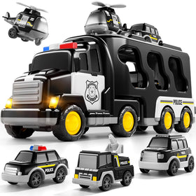Bennol 5-in-1 police truck set for toddlers sparks imaginative play