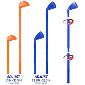 Bennol upgraded kids golf set putter-pad area enables indoor practice.