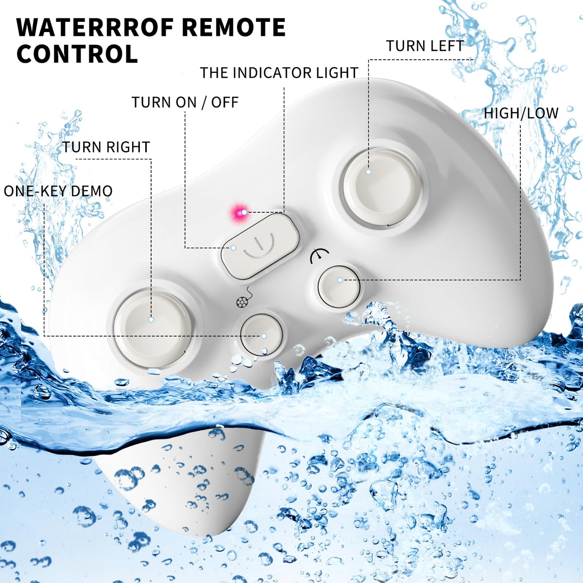Bennol Whale Shark remote control ergonomic design for kids