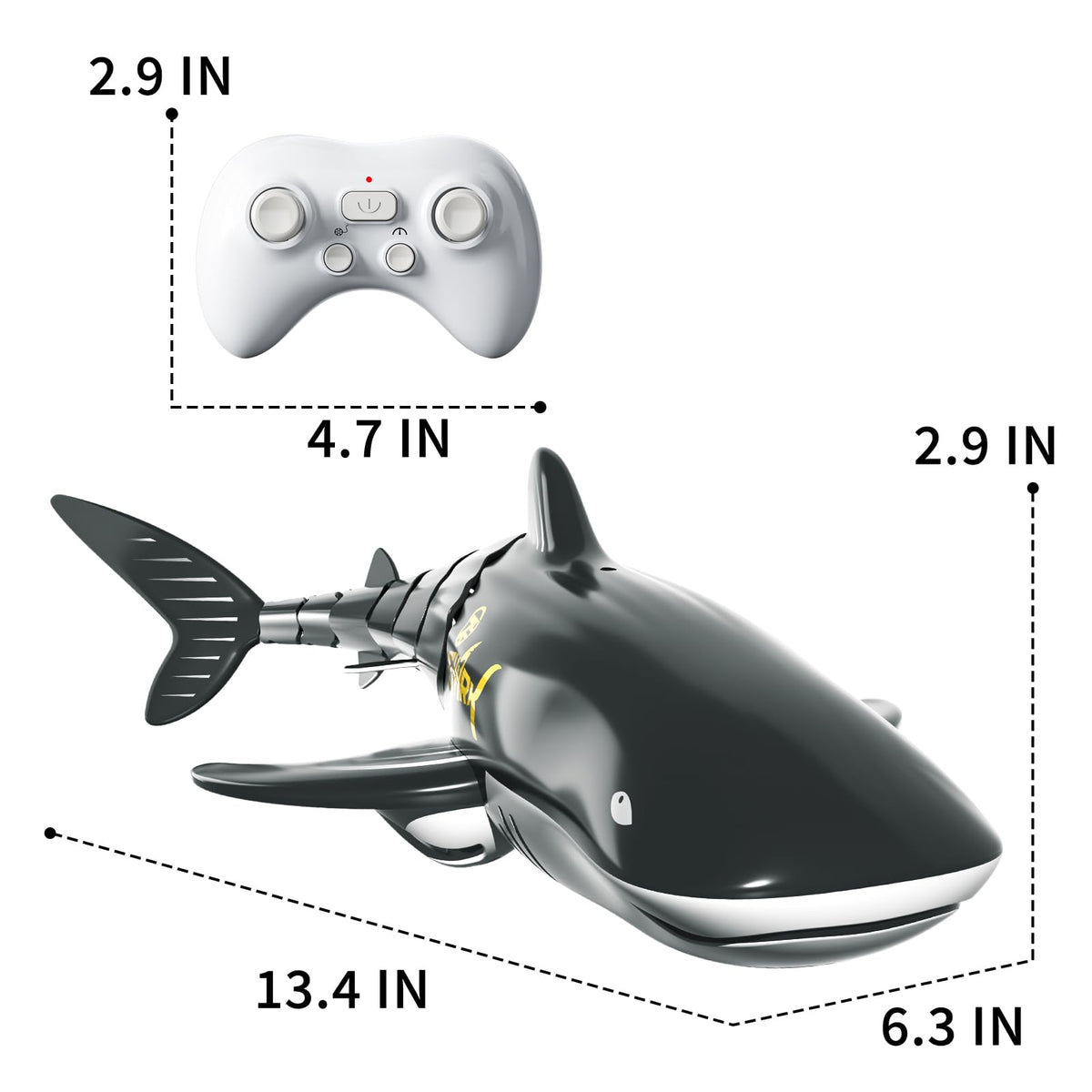 Bennol Whale Shark waterproof shell supports splashy pool sessions