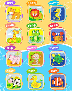Benresive wooden puzzles offer screen-free fun to boost creativity.