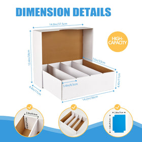 Bentoward 3120-card capacity box shows large storage potential for card collections.