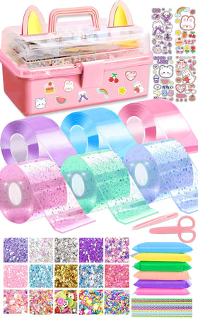 BENWIL nano tape bubble kit box, gift-ready packaging for creative play.