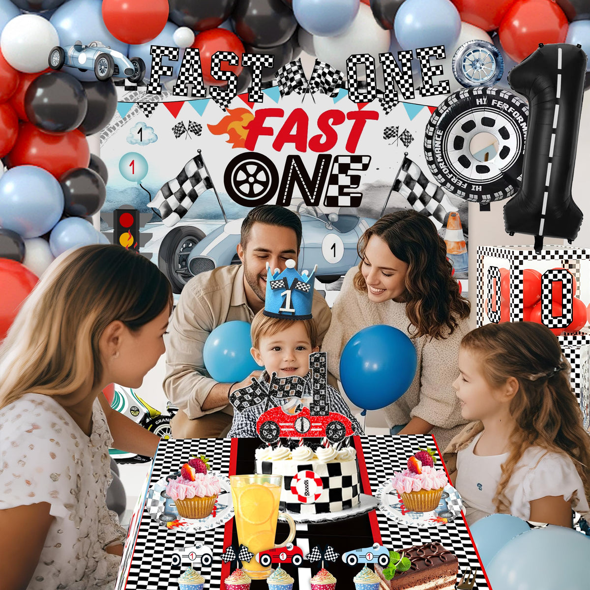 BEOXAGAR Fast One 12-month photo banner highlights baby's first year.