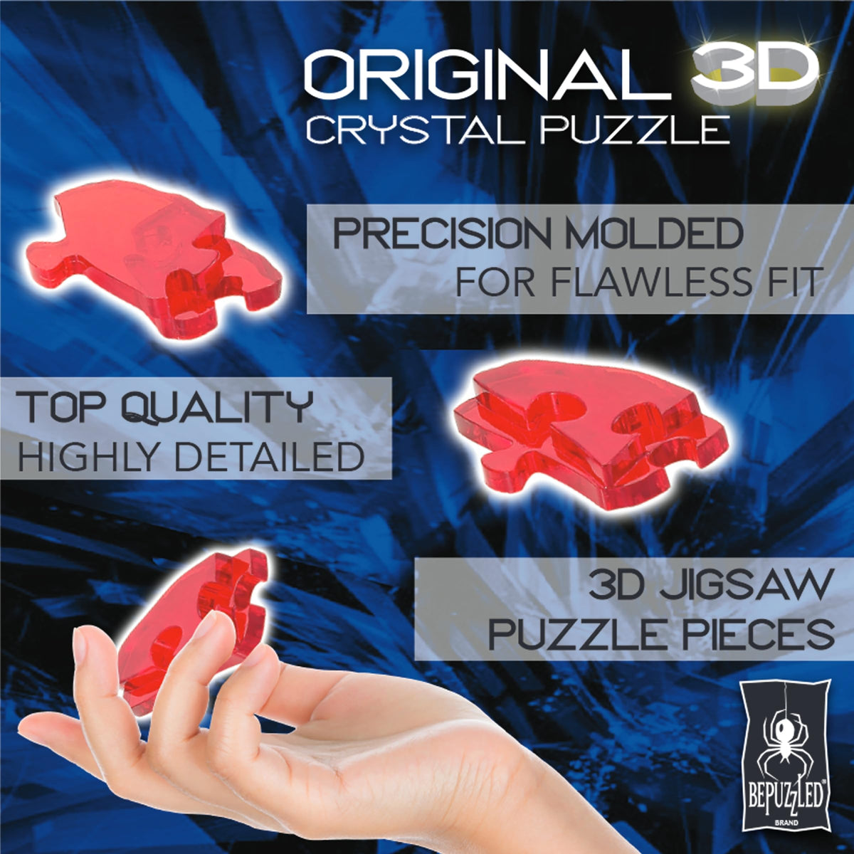 BePuzzled Dragon Deluxe highlights its vast collection of over 150 crystal puzzle designs
