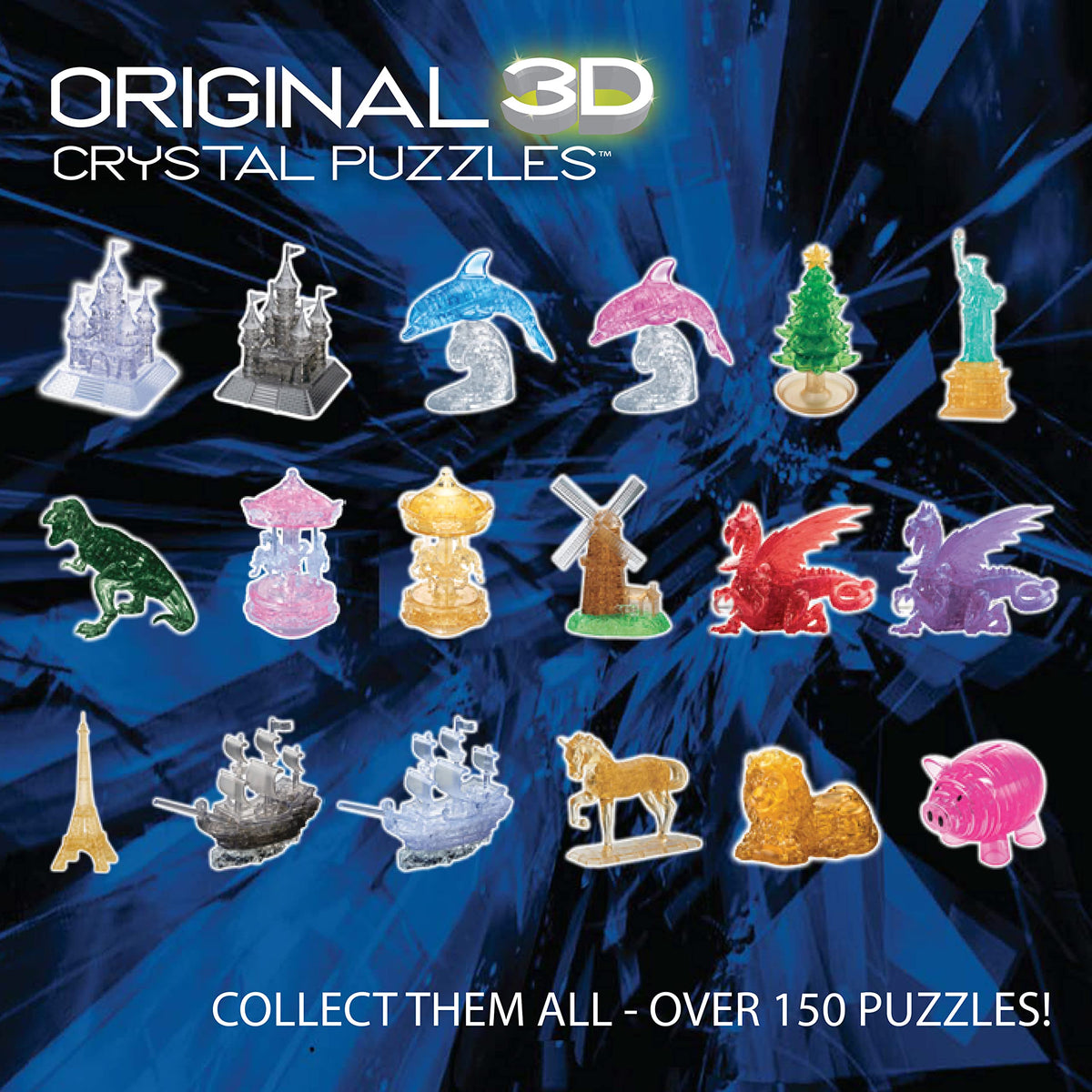 BePuzzled Eagle Deluxe assembled puzzle under soft lighting reveals a glossy finish.
