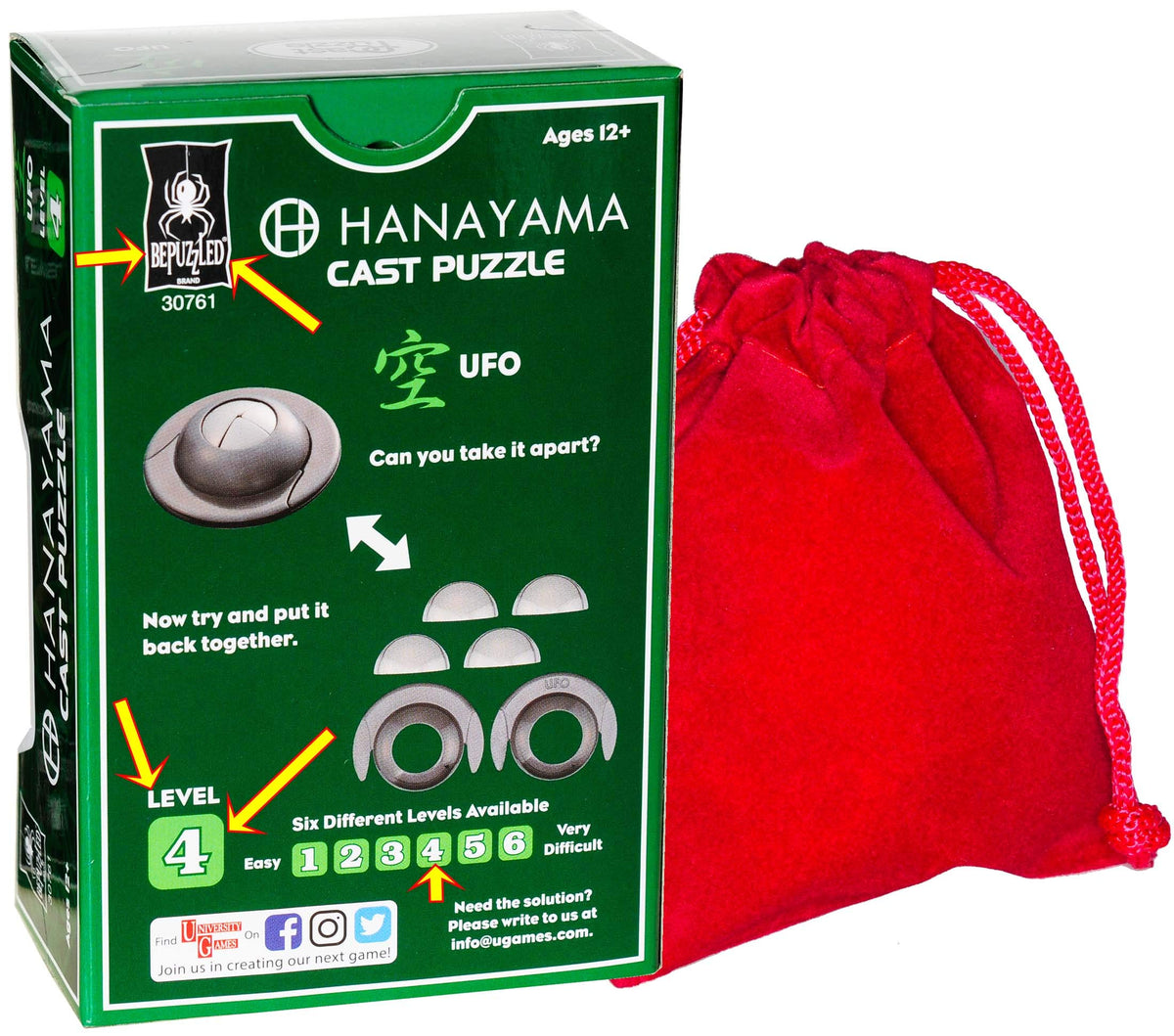 Dark green Hanayama packaging enhances premium display for gifting