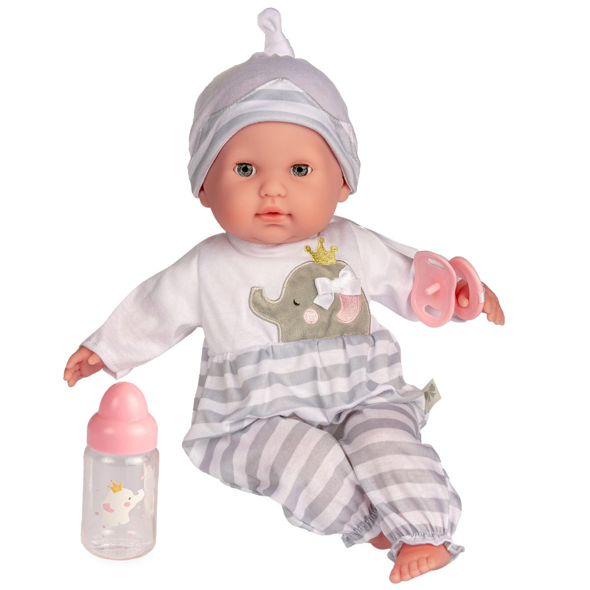 Berenguer Boutique 15in doll with open eyes for lifelike playtime and nurturing fun.