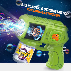 Beria bubble guns durable ABS construction for long-lasting use.