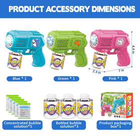 Beria bubble guns perfect gift for kids ages 3-12.