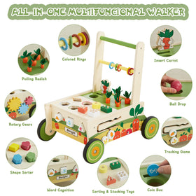 Beright shape sorter and stacking toys invite little hands to sort and stack