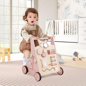 Beright pink walker ships gift-ready for growing movers.