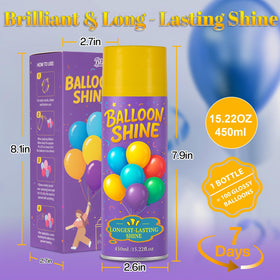 BERIOVE Shine finish on balloons delivers high-gloss appeal.
