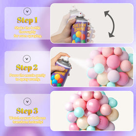 BERIOVE Balloon Shine 2-pack packaging shown for decorating.