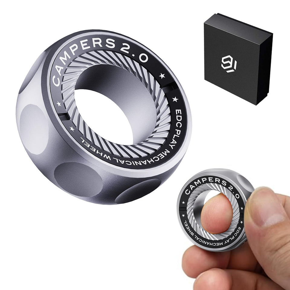 Berotok fidget ring with magnetic design highlighting stress-relief potential