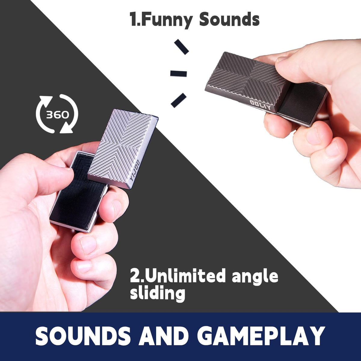 berotok Fidget Slider with silky-touch matte-finish for soothing desk moments.