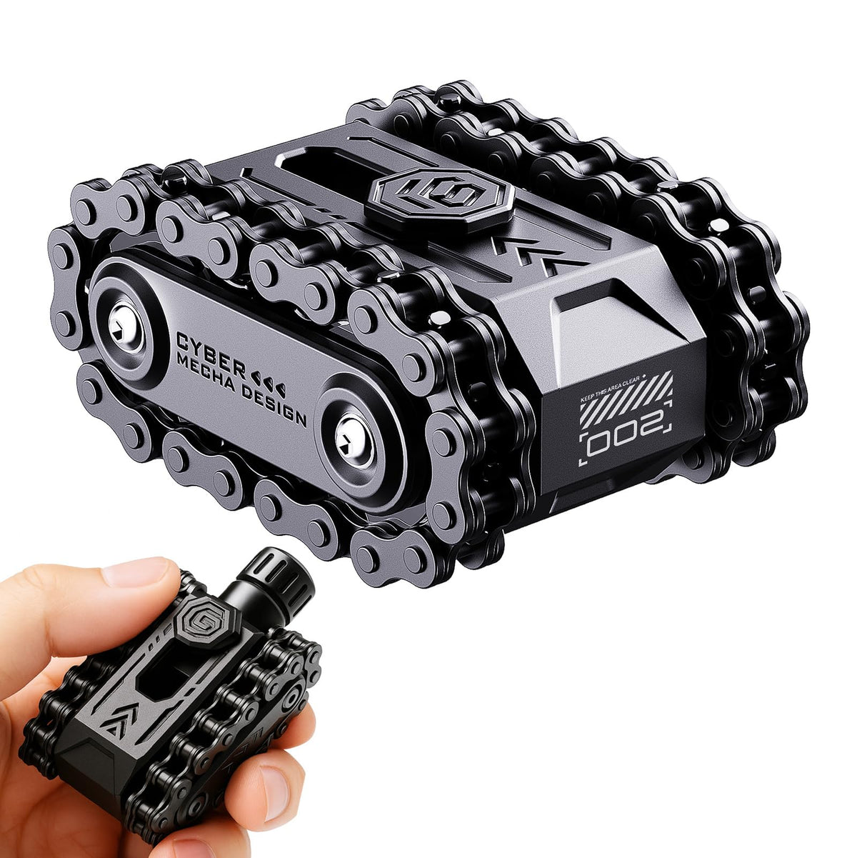 Berotok Metal Fidget Slider 4-in-1 hub in action promotes focus and calm during tasks