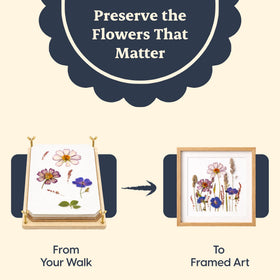 Berstuk Flower Press in action demonstrates an organized craft workflow
