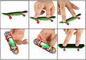 Beselley LED finger skateboard enhances engaging after-dark play sessions