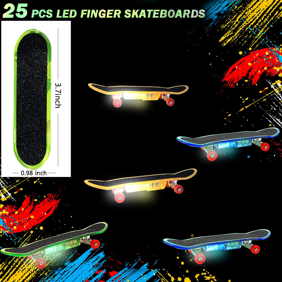 Beselley finger skateboard with high concave deck for smooth tricks