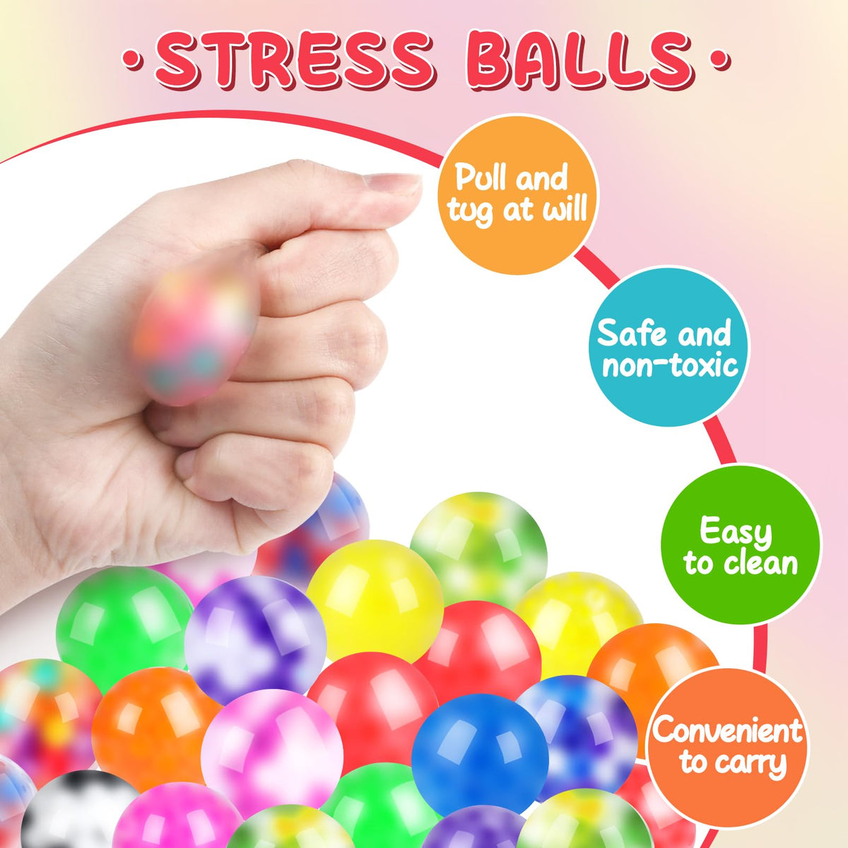 BESNEL anxiety-relief fidget balls ideal for quick breaks at work.