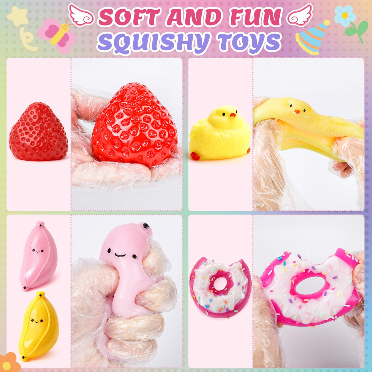 BESNEL Taba Big Cat Squishy offers soft, squeezable fun for break times.