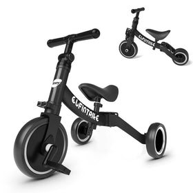 Besrey 5 in 1 toddler bike assembled front view shows safe, durable frame
