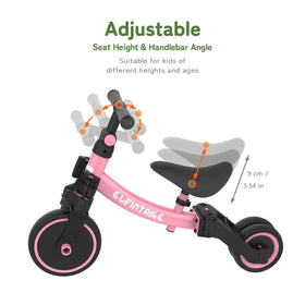Besrey 5-in-1 toddler bike shown with simple-frame setup for quick assembly.