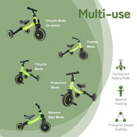 Besrey 5-in-1 toddler bike being assembled for quick setup.