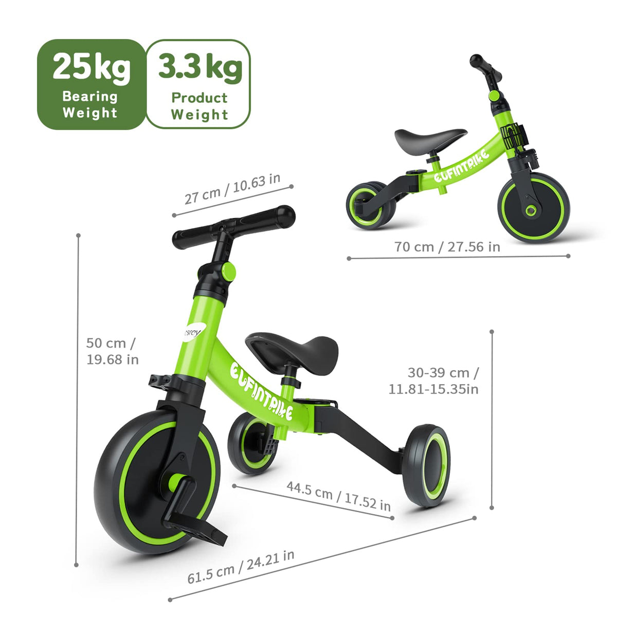 Besrey 5-in-1 folding design allows quick transition between modes.