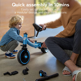 Besrey non-slip handrail with 70-degree steering limit prevents tipping.
