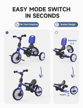Besrey anti-tip design reduces tipping risks for confident early riders