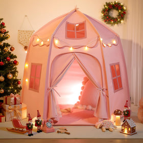 Besrey kids play tent hexagonal design invites shared imaginative play