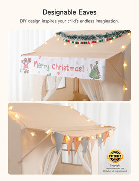 Besrey Play Tent with two windows ensures ventilation and visibility.