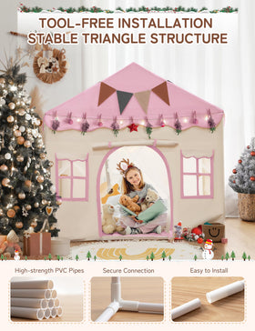 Besrey Kids Tent back doors open for versatile play scenarios and shared adventures