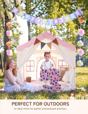 Besrey Kids Tent spacious interior with doors and windows for ventilation and visibility