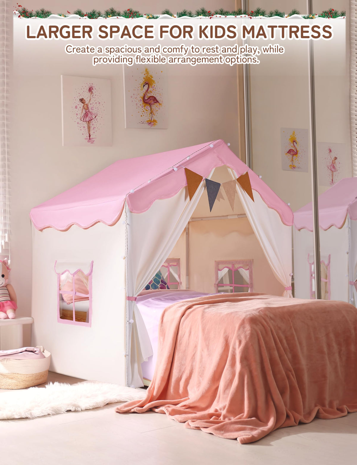 Besrey Kids Tent lights illuminate evenings for storytelling and calm-down time
