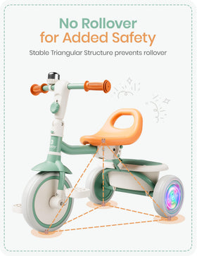 Besrey adjustable seat grows with your child for comfort