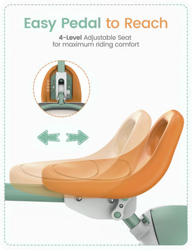 Besrey backrest and seating support proper riding posture