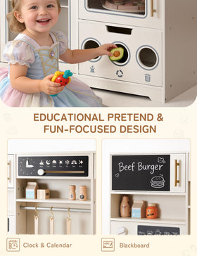 Besrey Play Kitchen ice maker adds realistic detail to pretend meals