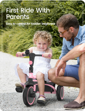Besrey safe design triangle frame inspires parental confidence