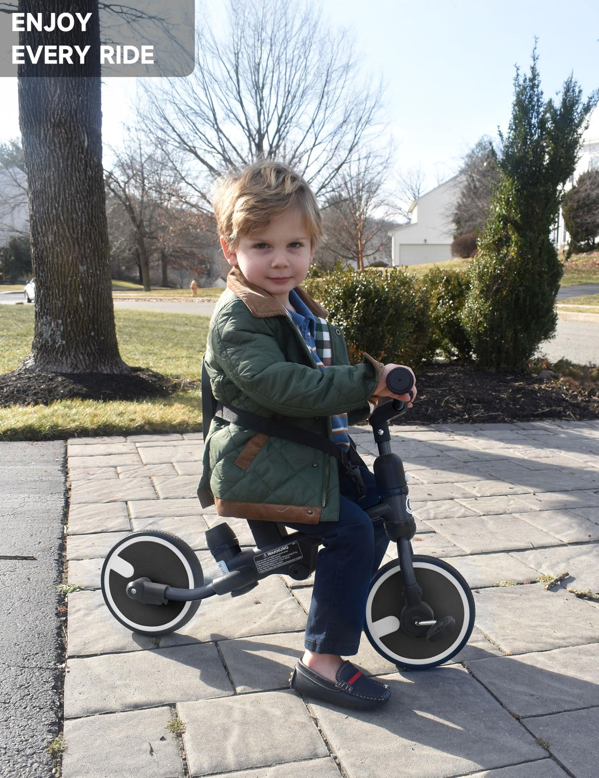 Besrey spare wheel included for seamless mode transitions.