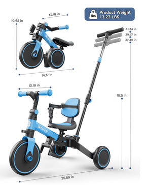 Besrey carbon steel frame blue durable design for long-term use.