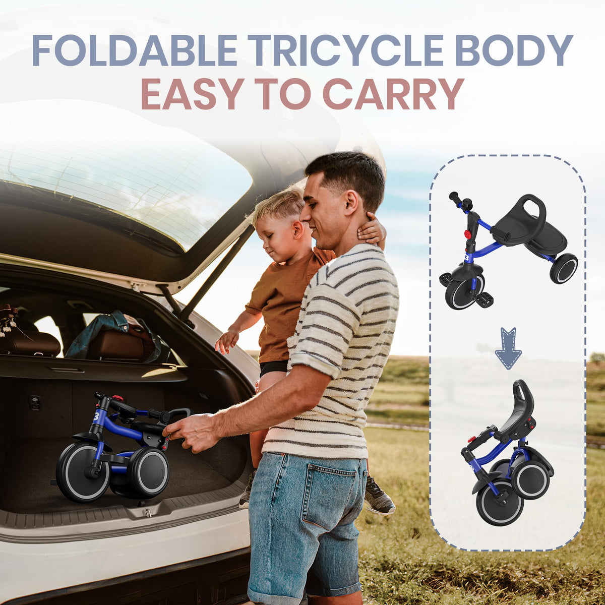 Besrey indoor-outdoor use supports smooth rides on various surfaces