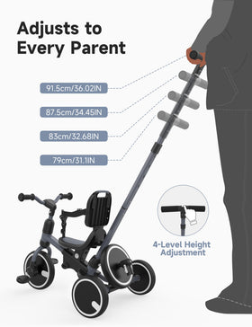 Besrey tool-free buckle design enables quick mode changes.