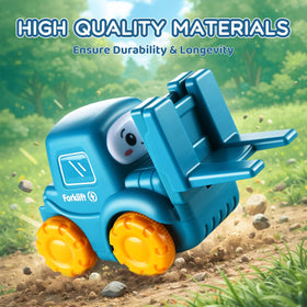 Bessome Big Cartoon Truck cars in bright colors to spark curiosity.