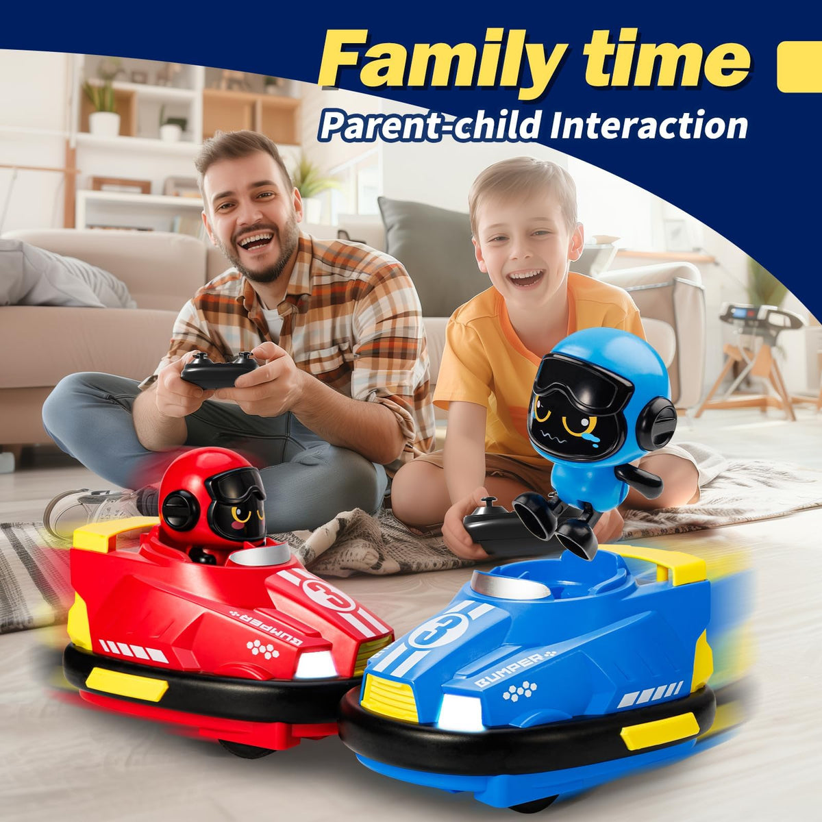 bessome bumper cars performing 360-degree spins for immersive racing