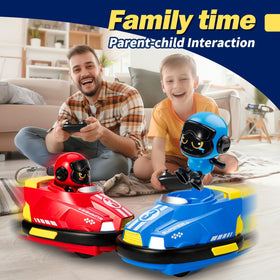 bessome bumper cars performing 360-degree spins for immersive racing